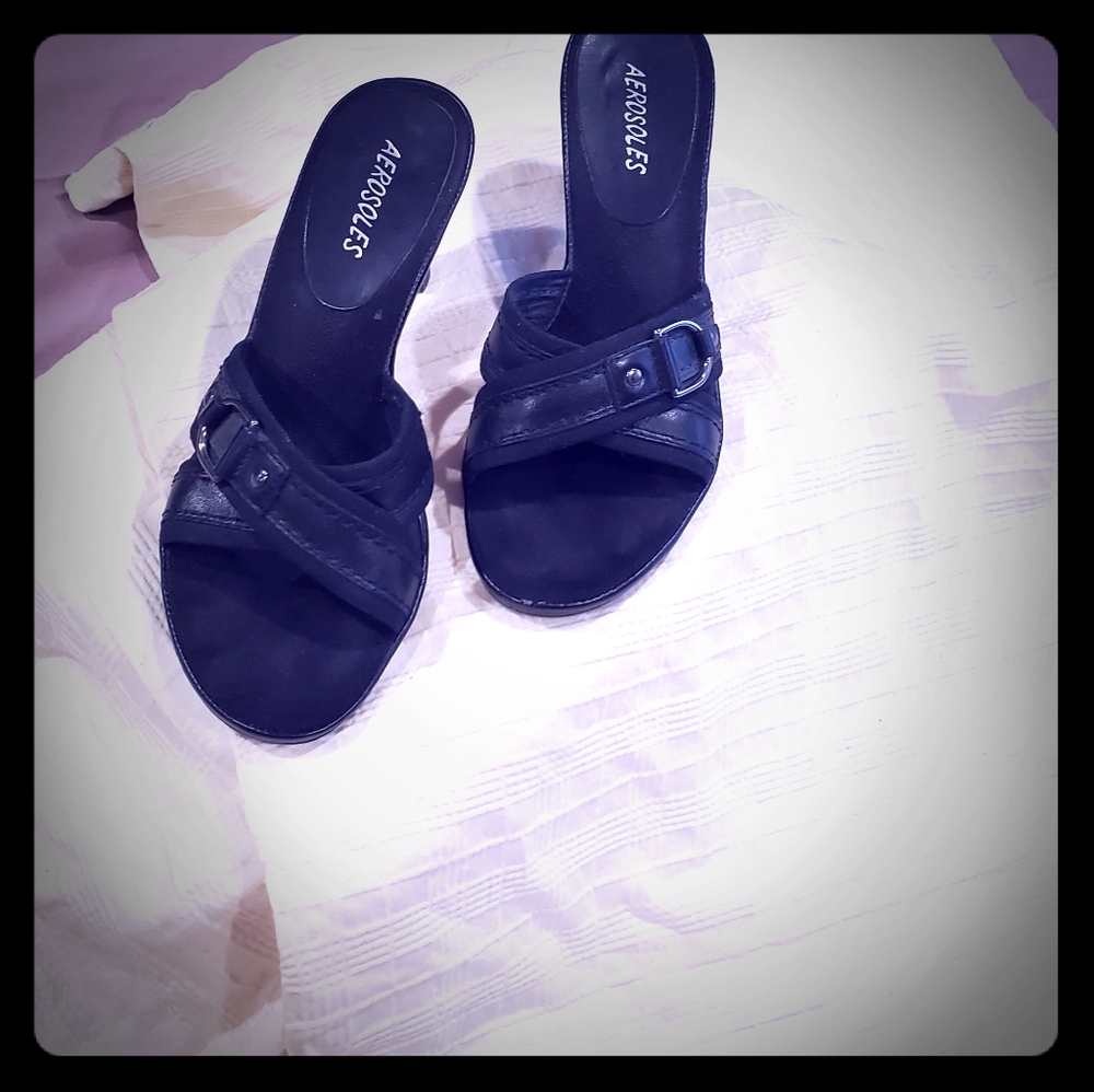 Aerosoles Black shoes heels 👠